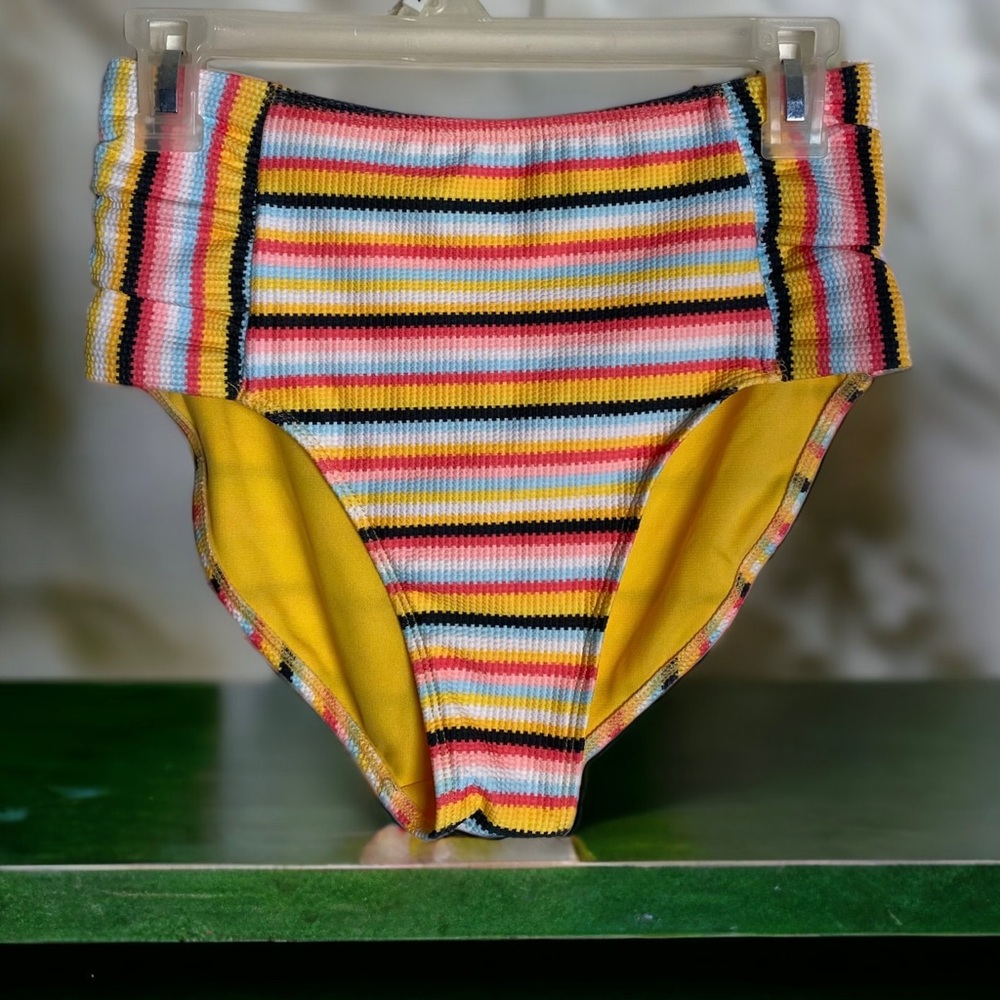 Wonder Nation high-rise girl bikini bottom XXL Yellow multicolored